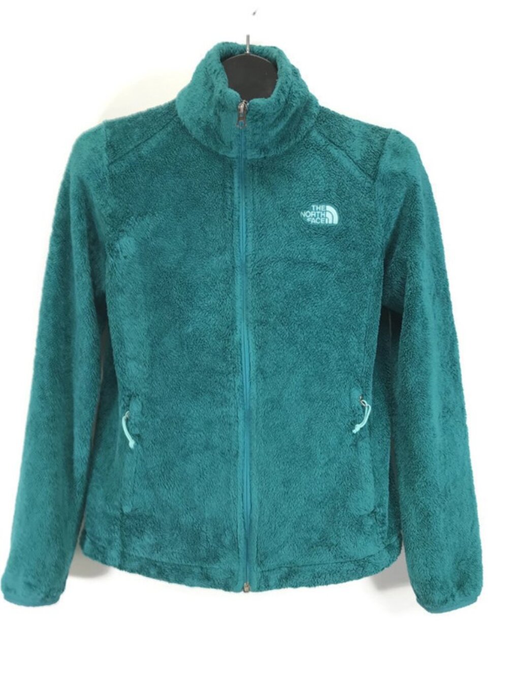 The North Face Osito Fleece Jacket Women's Small Teal Winter Outdoor Hiking